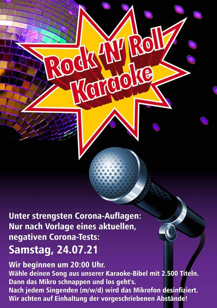 Karaoke Poster Corona Web