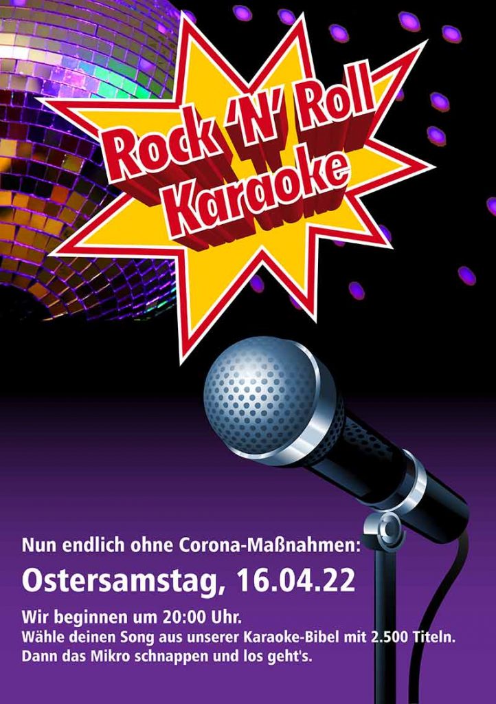 Karaoke Poster Ostern 2022 Web