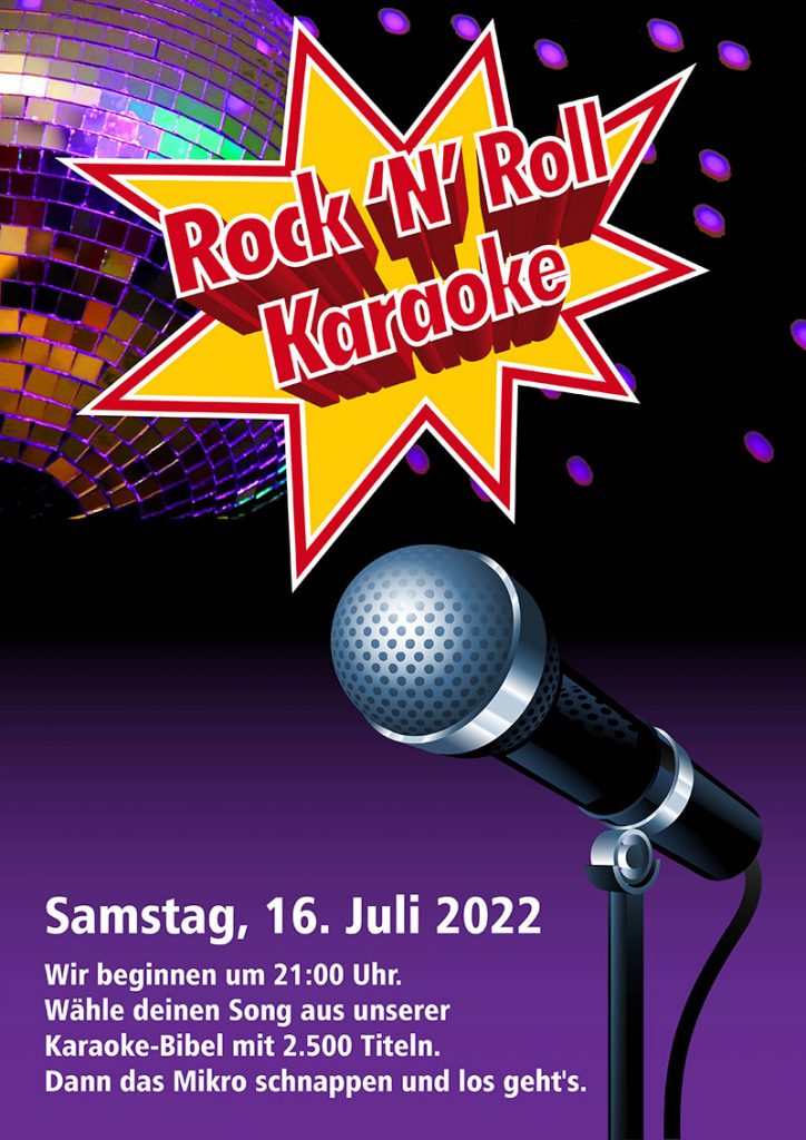 Karaoke Poster Juli 2022 Web