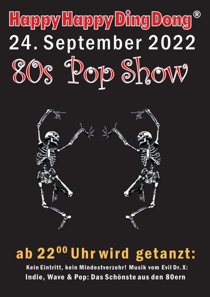 Poster 80s Pop Show