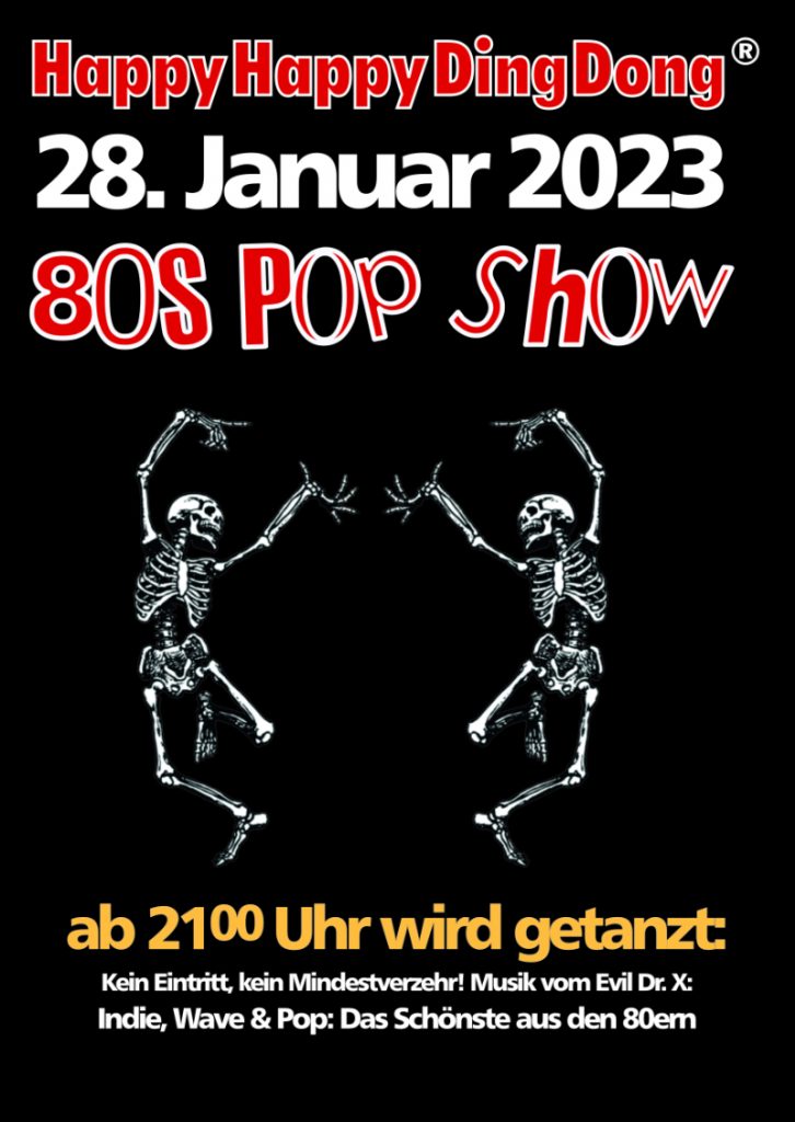 Poster 80s Pop Show